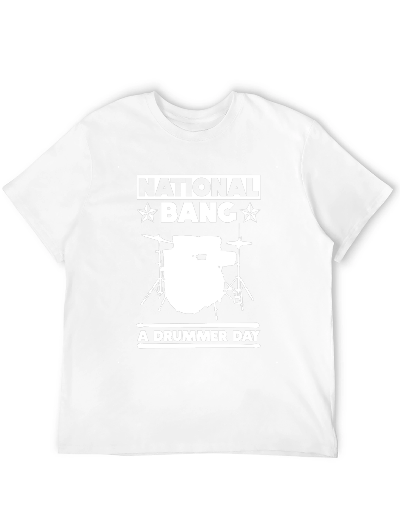 National Bang A Drummer Day Black T-Shirt