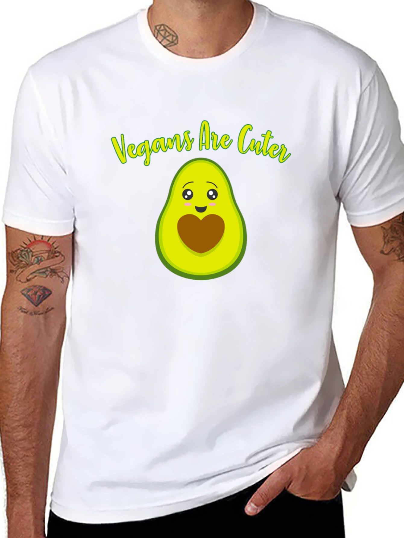 Vegan Avocado Graphic T-Shirt