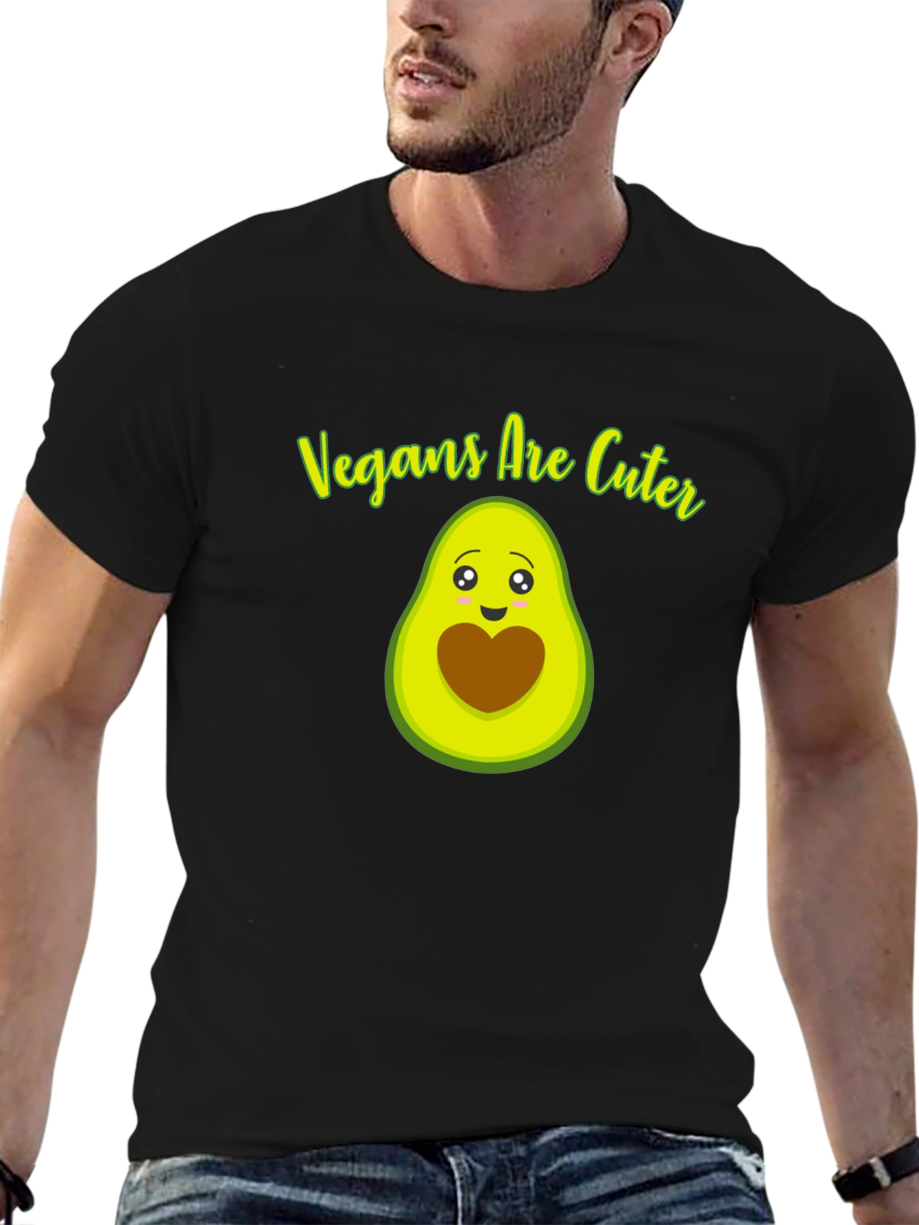 Vegan Avocado Graphic T-Shirt