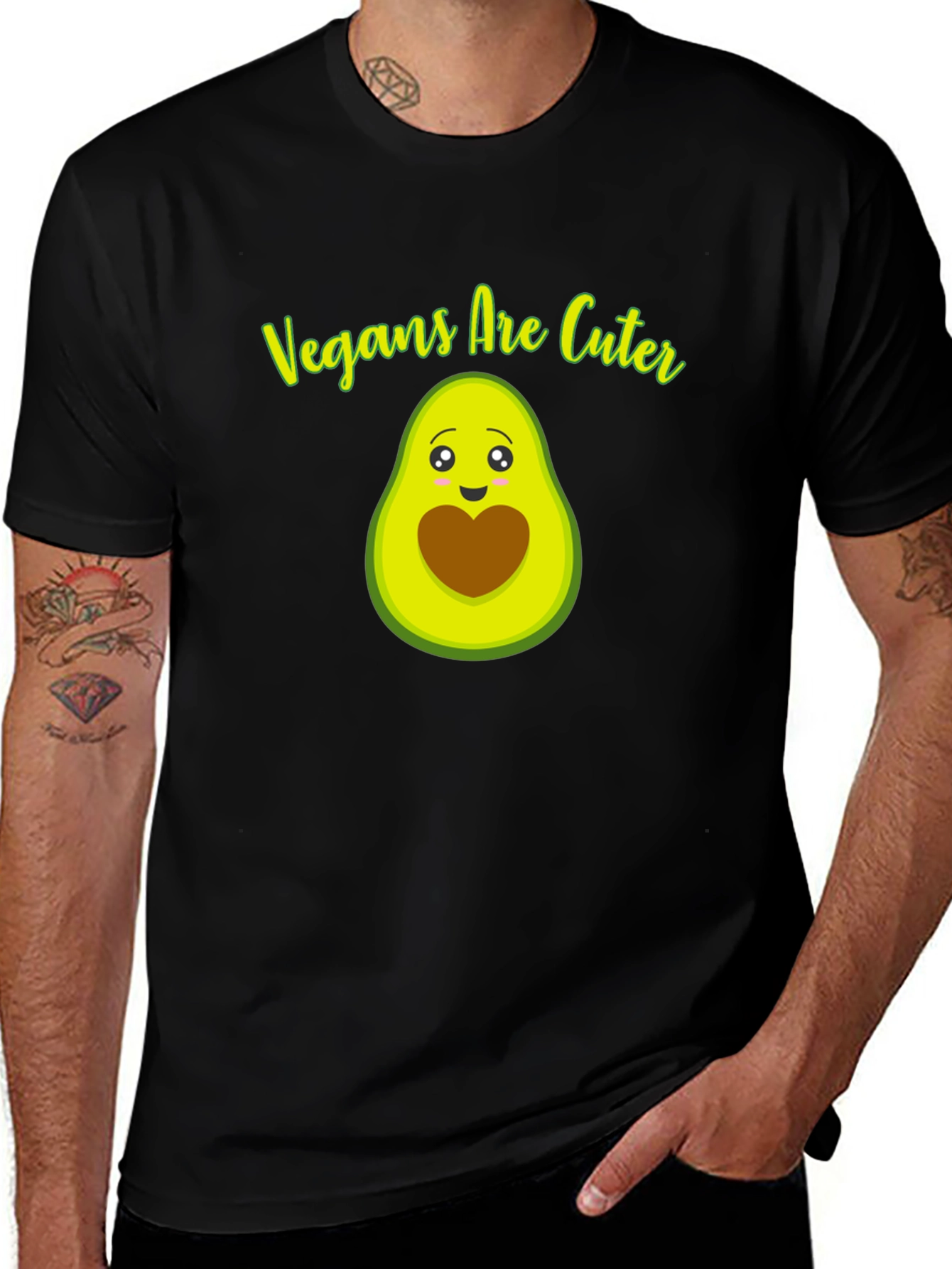 Vegan Avocado Graphic T-Shirt