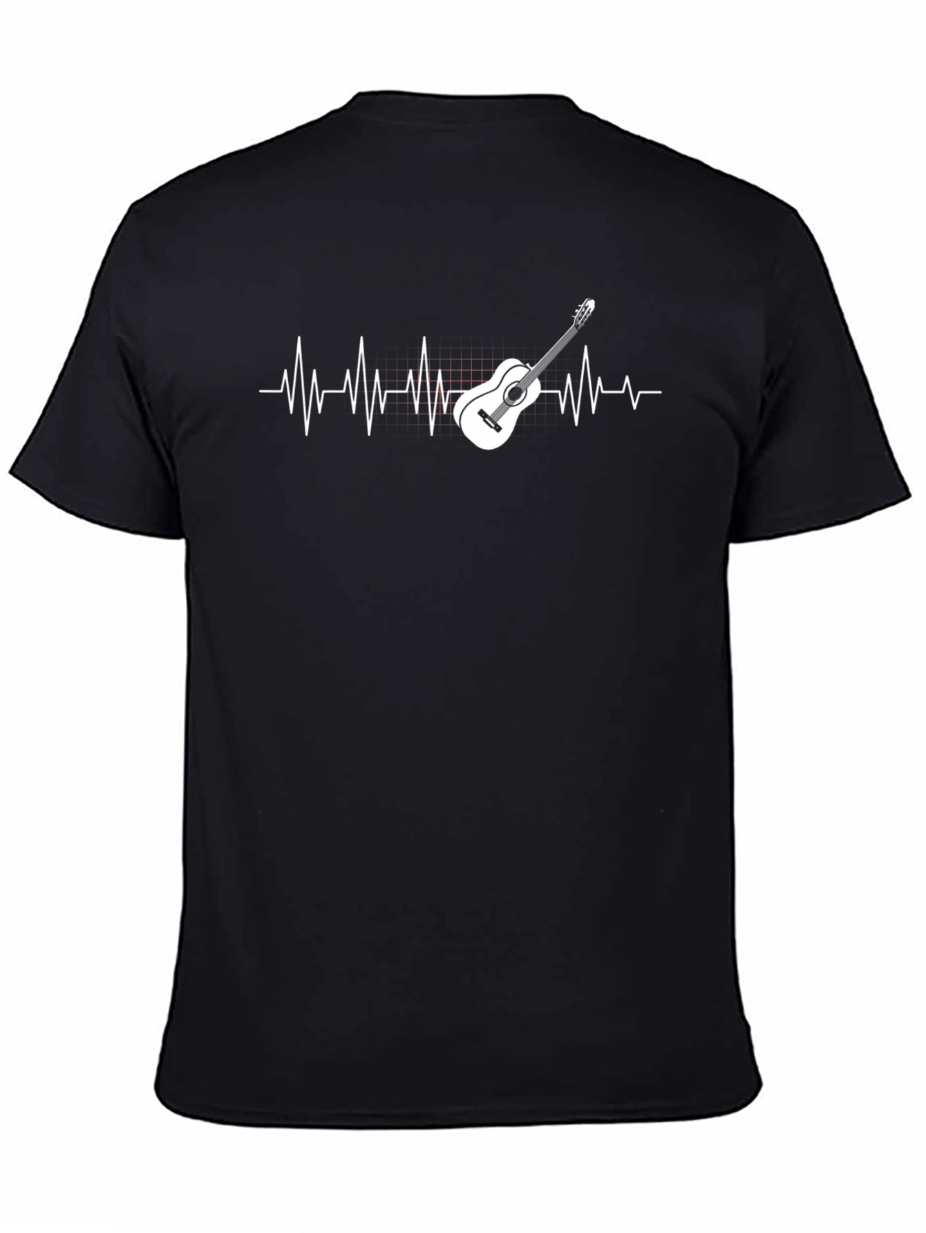 Guitar Heartbeat T-Shirt - Music Lover Tee