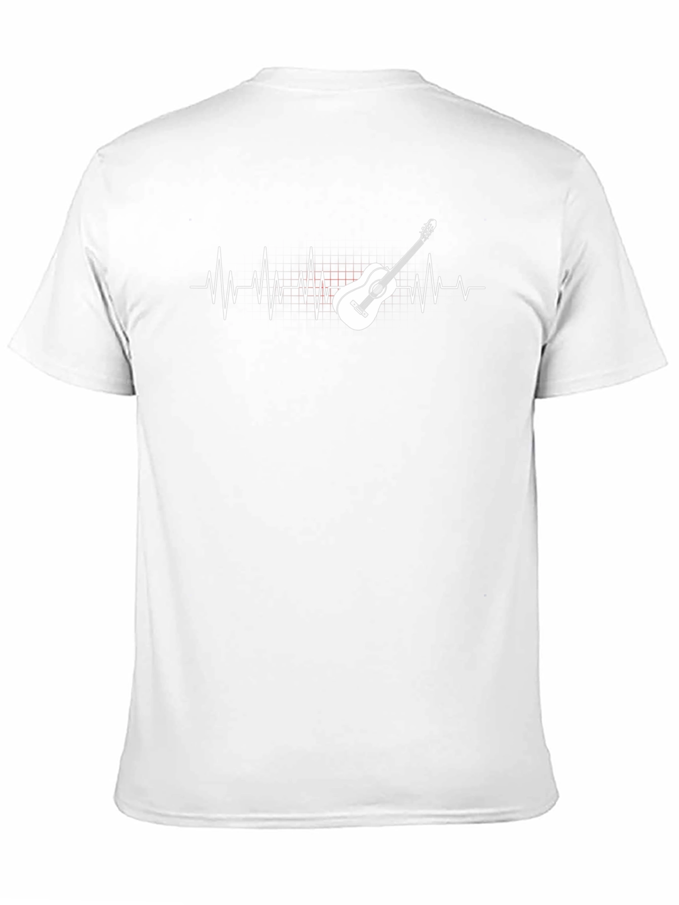 Guitar Heartbeat T-Shirt - Music Lover Tee