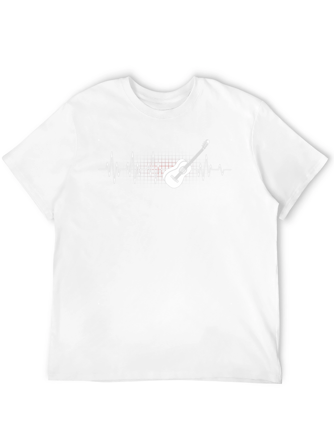 Guitar Heartbeat T-Shirt - Music Lover Tee