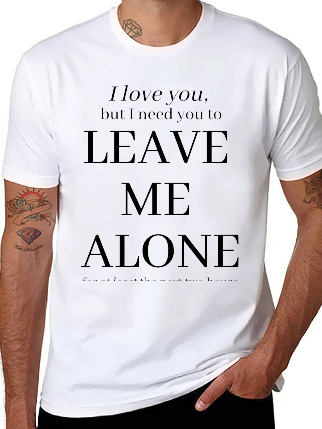 I Love You Leave Me Alone Graphic T-Shirt