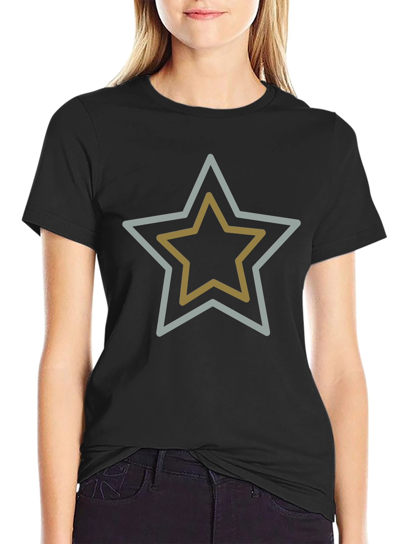 Star Graphic T-Shirt - Casual Mens Tee