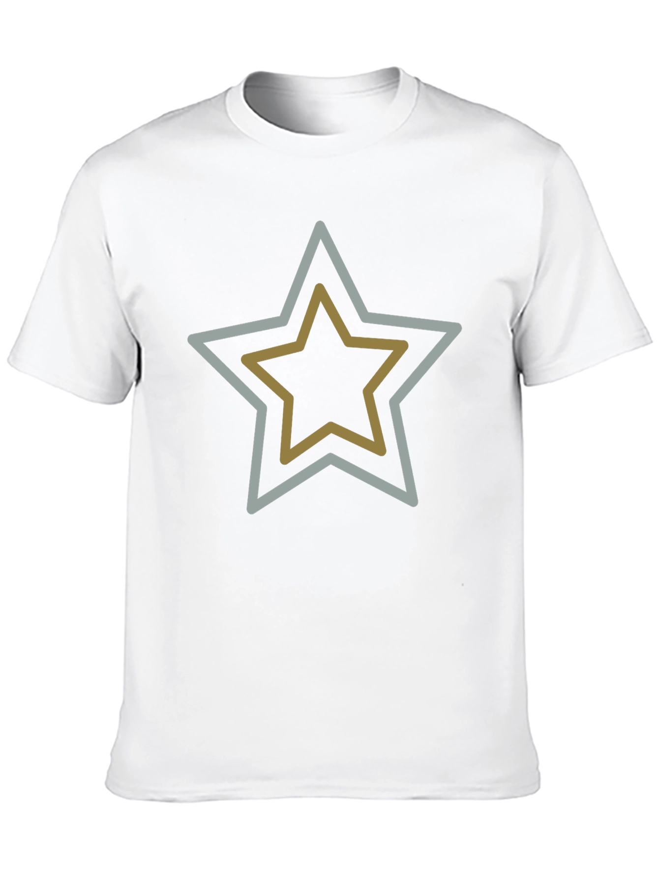 Star Graphic T-Shirt - Casual Mens Tee
