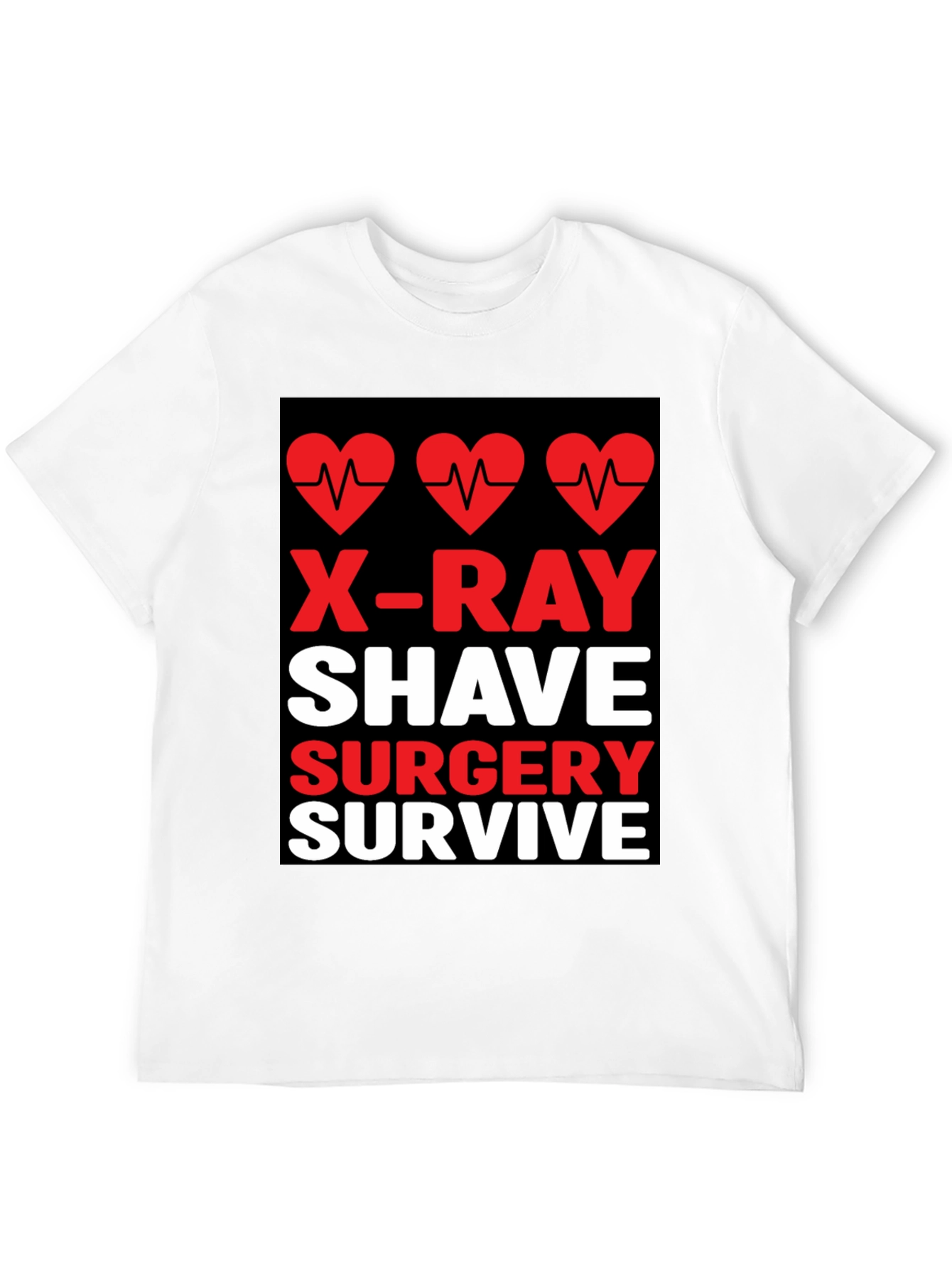 X-Ray Shave Surgery Survive Graphic Tee