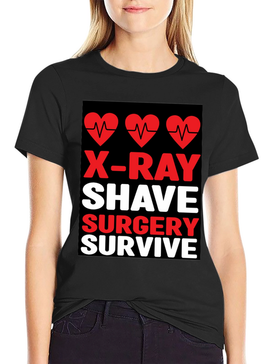 X-Ray Shave Surgery Survive Graphic Tee