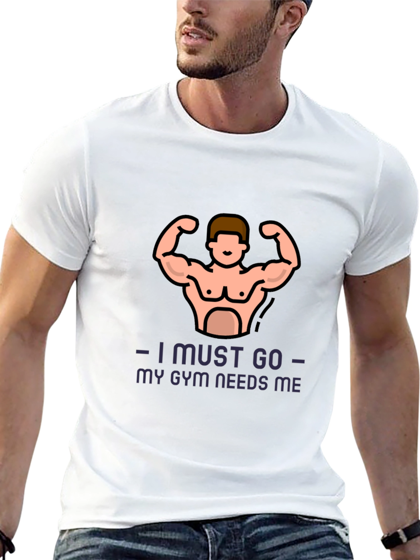 Gym Motivation T-Shirt - I Must Go