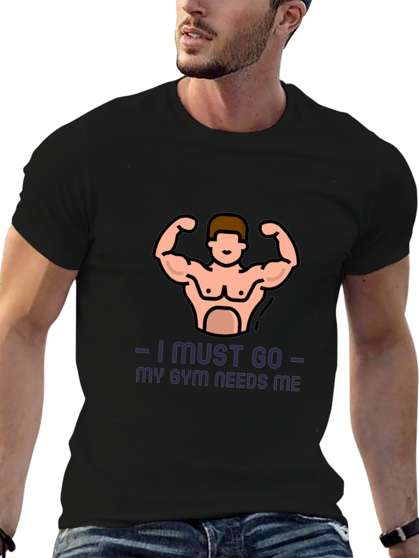 Gym Motivation T-Shirt - I Must Go