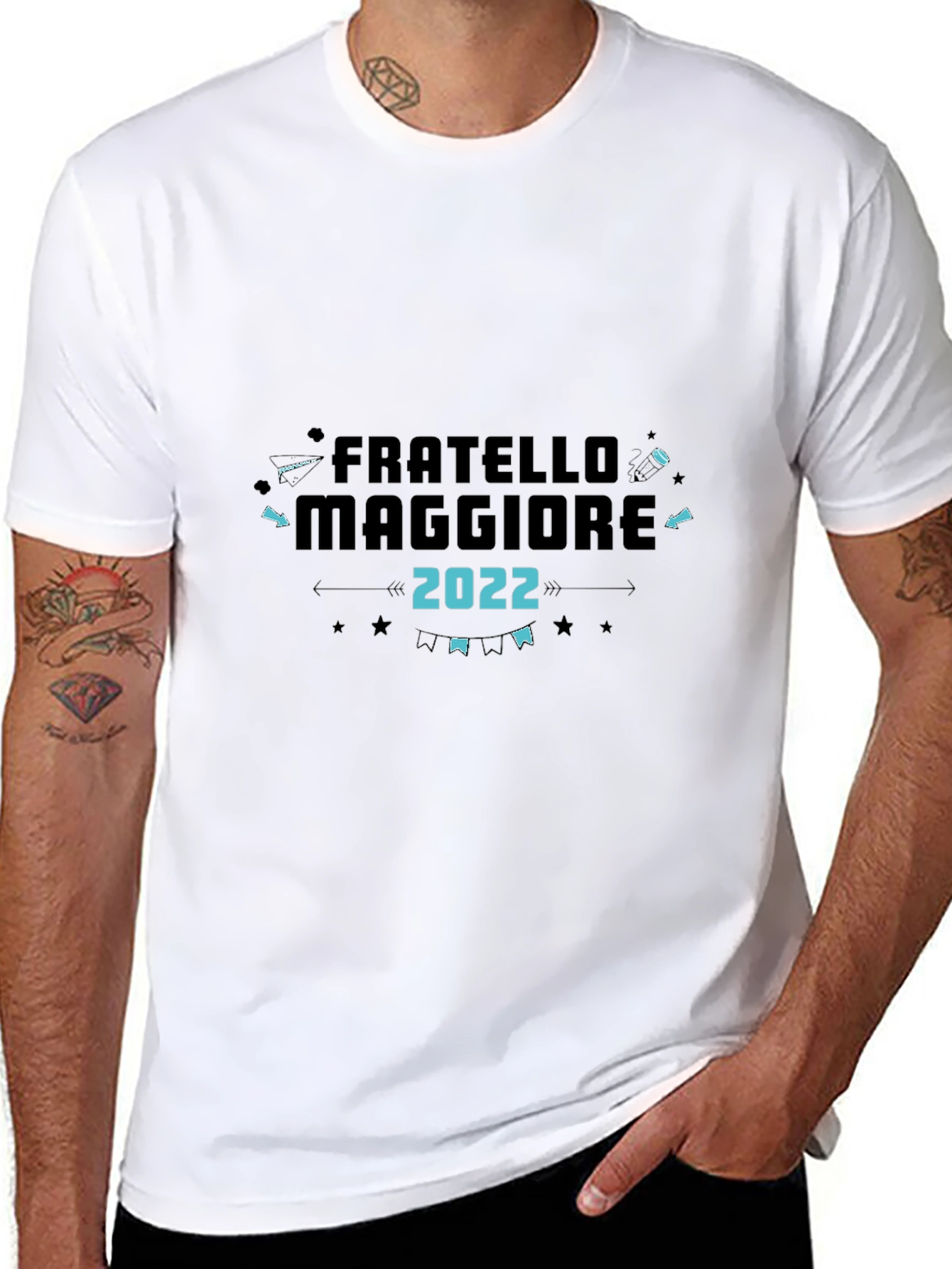 Fratello Maggiore 2022 Black T-Shirt