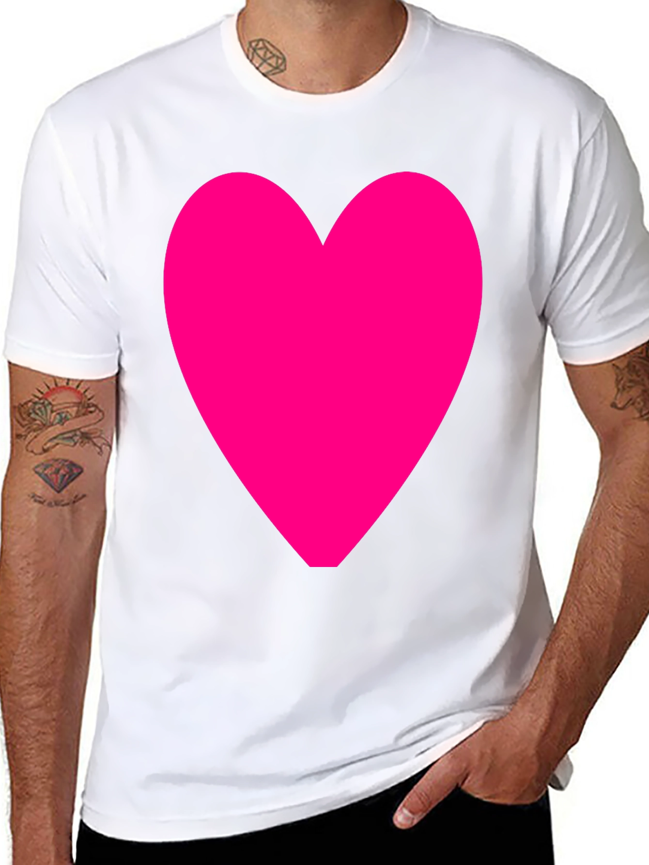 Bold Heart Graphic T-Shirt