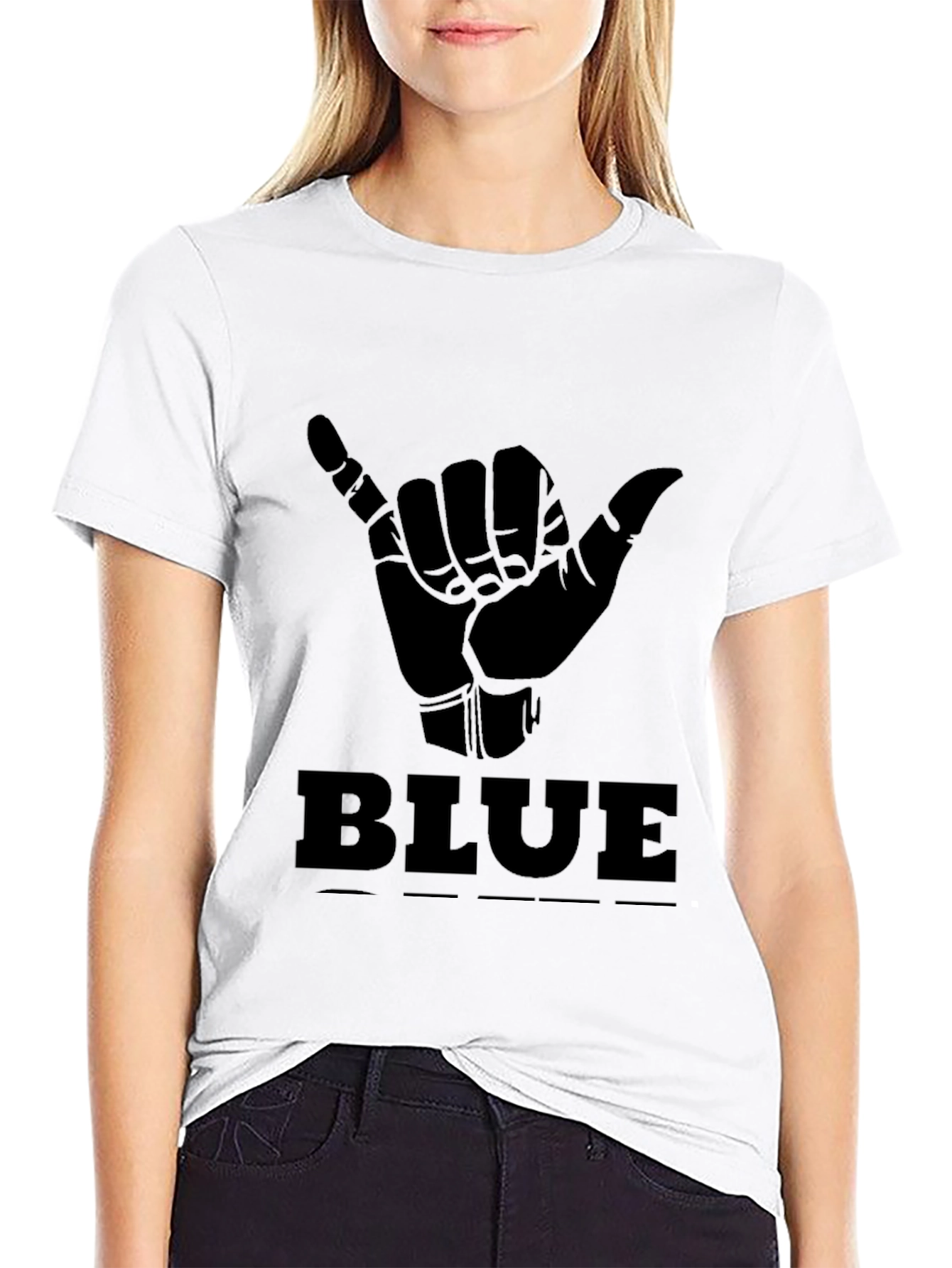 Hang Loose T-Shirt - BLUE Graphic Tee