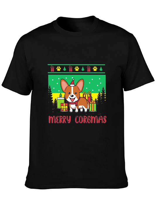 Merry Corgmas Holiday T-Shirt