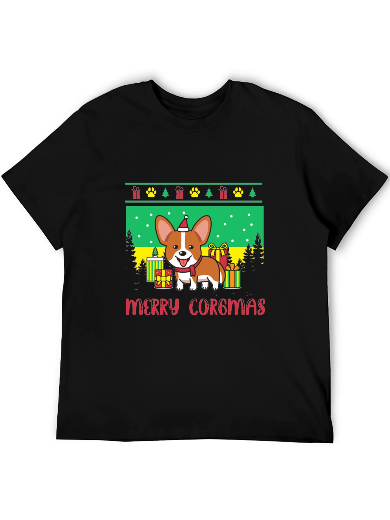 Merry Corgmas Holiday T-Shirt