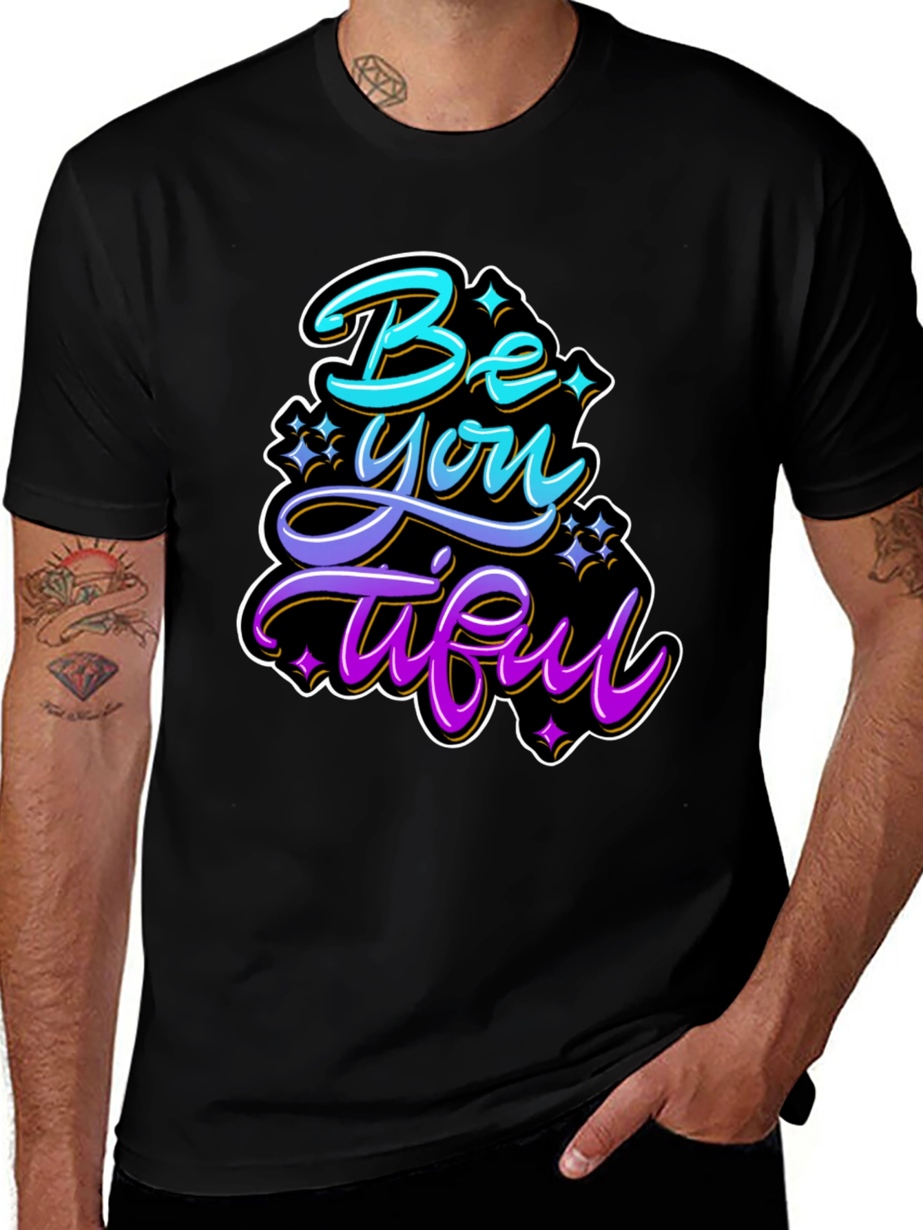 Be You Tiful Black T-Shirt