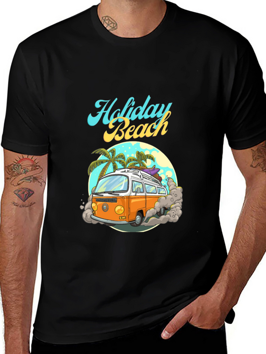 Holiday Beach Van Graphic Tee