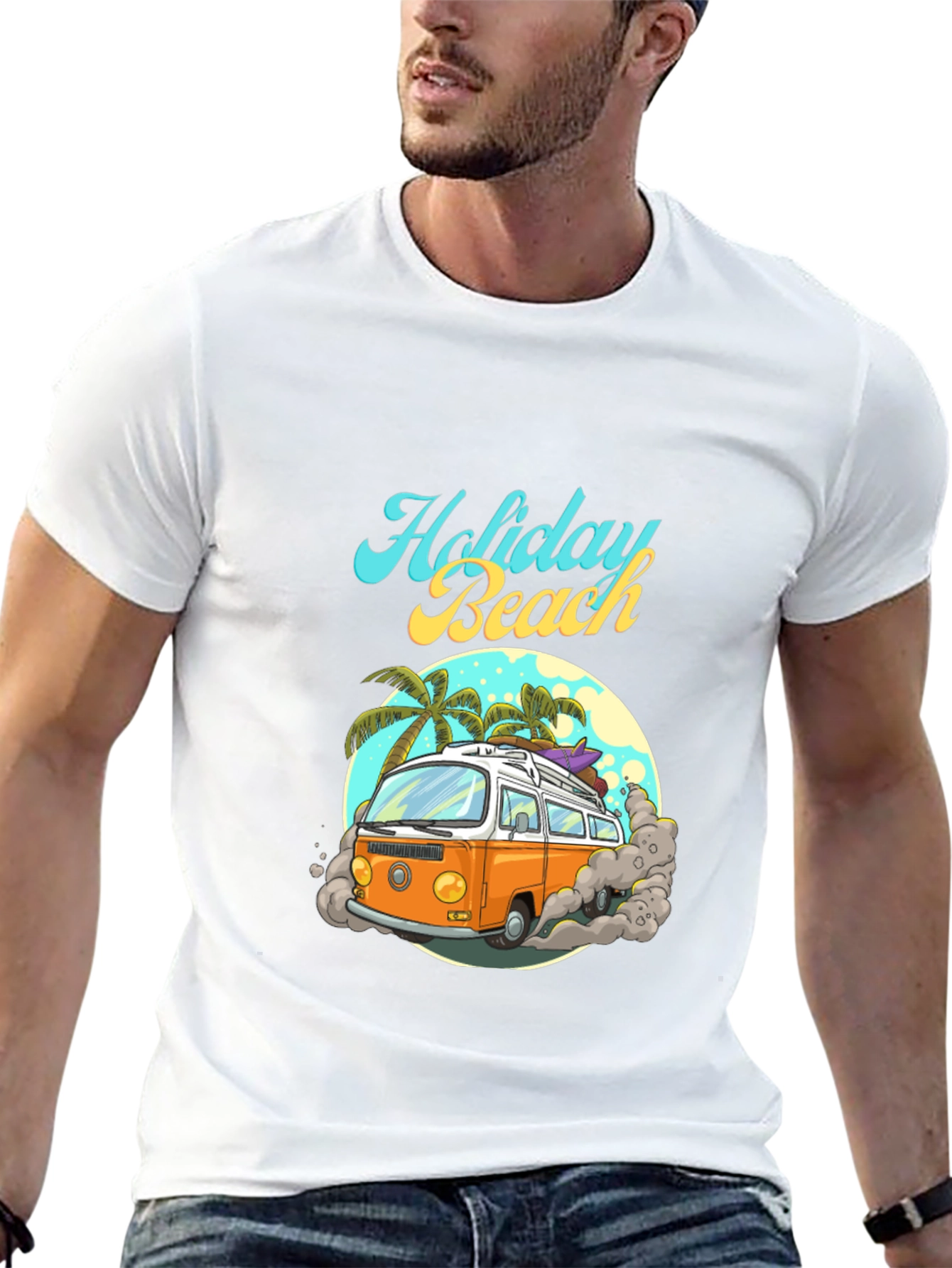 Holiday Beach Van Graphic Tee