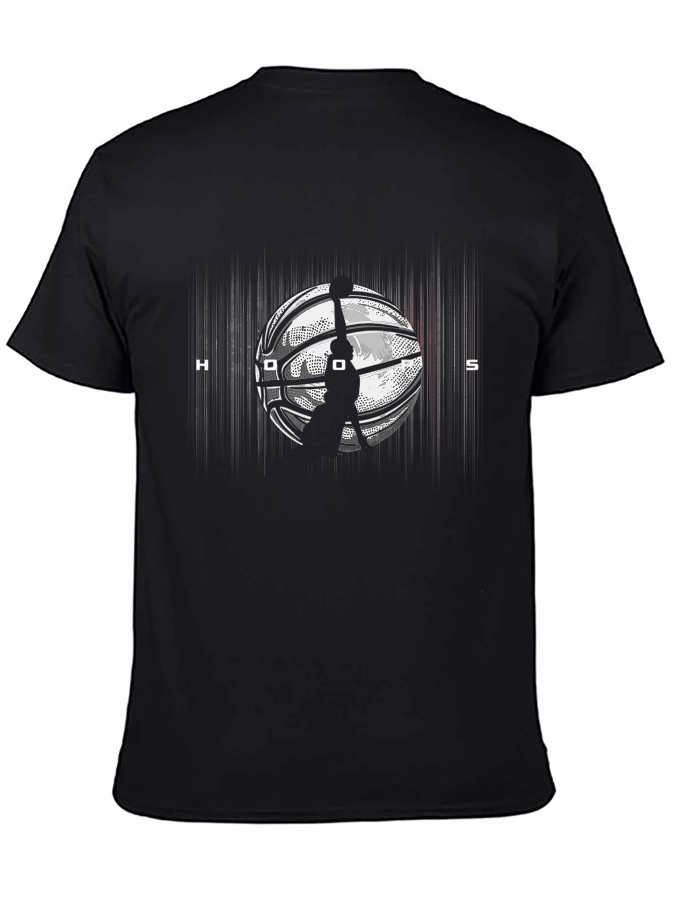 Hoops Graphic Tee - Black Basketball T-Shirt