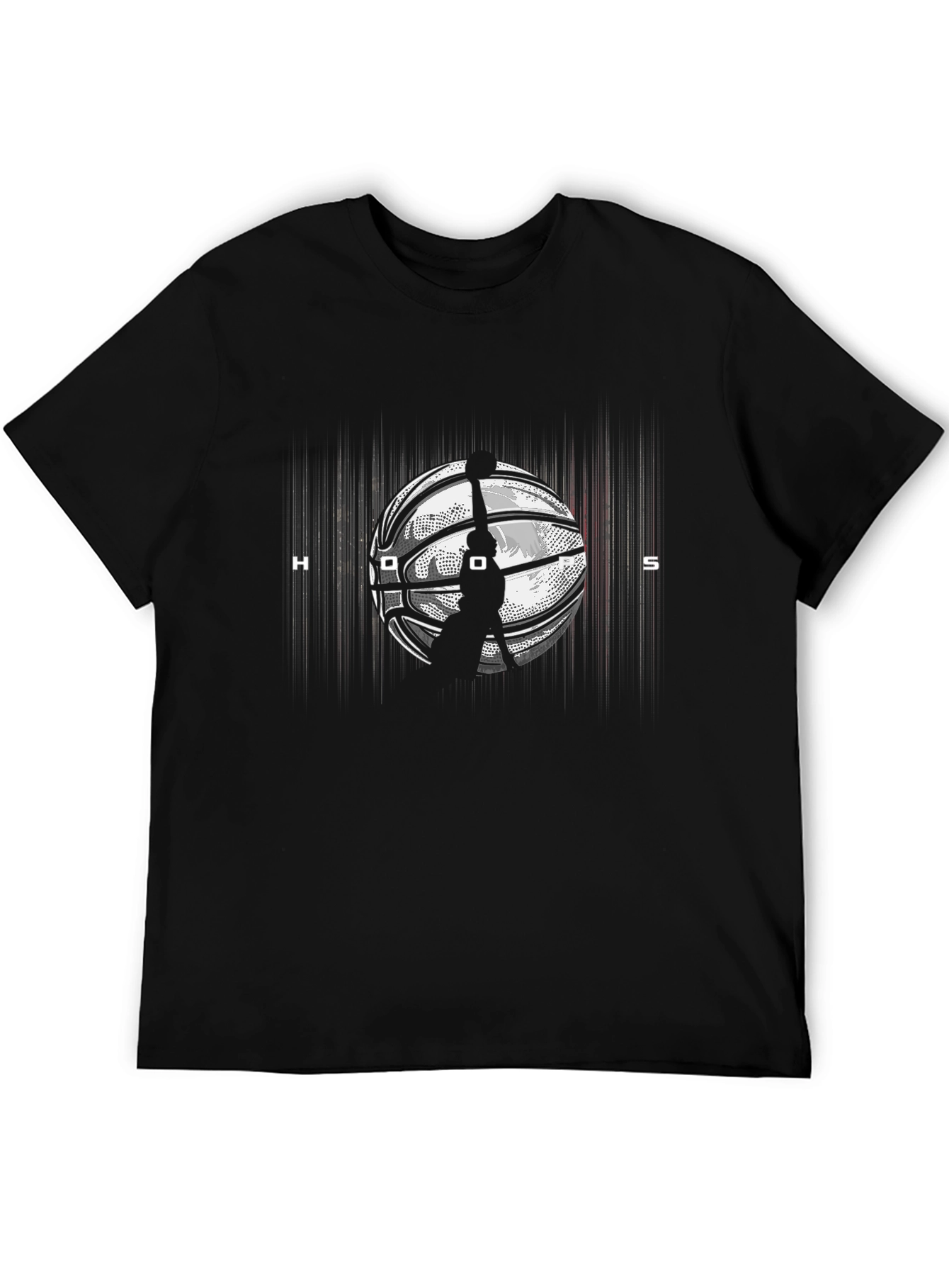 Hoops Graphic Tee - Black Basketball T-Shirt