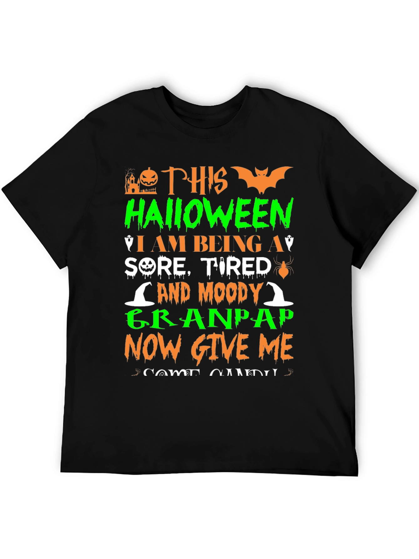 Funny Halloween Grandpap T-Shirt