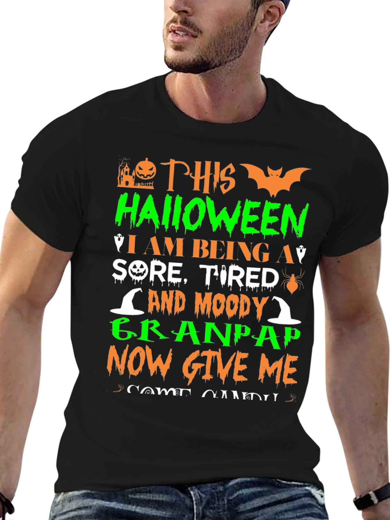 Funny Halloween Grandpap T-Shirt