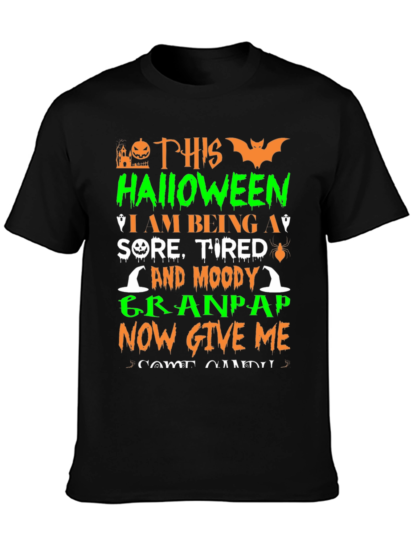 Funny Halloween Grandpap T-Shirt