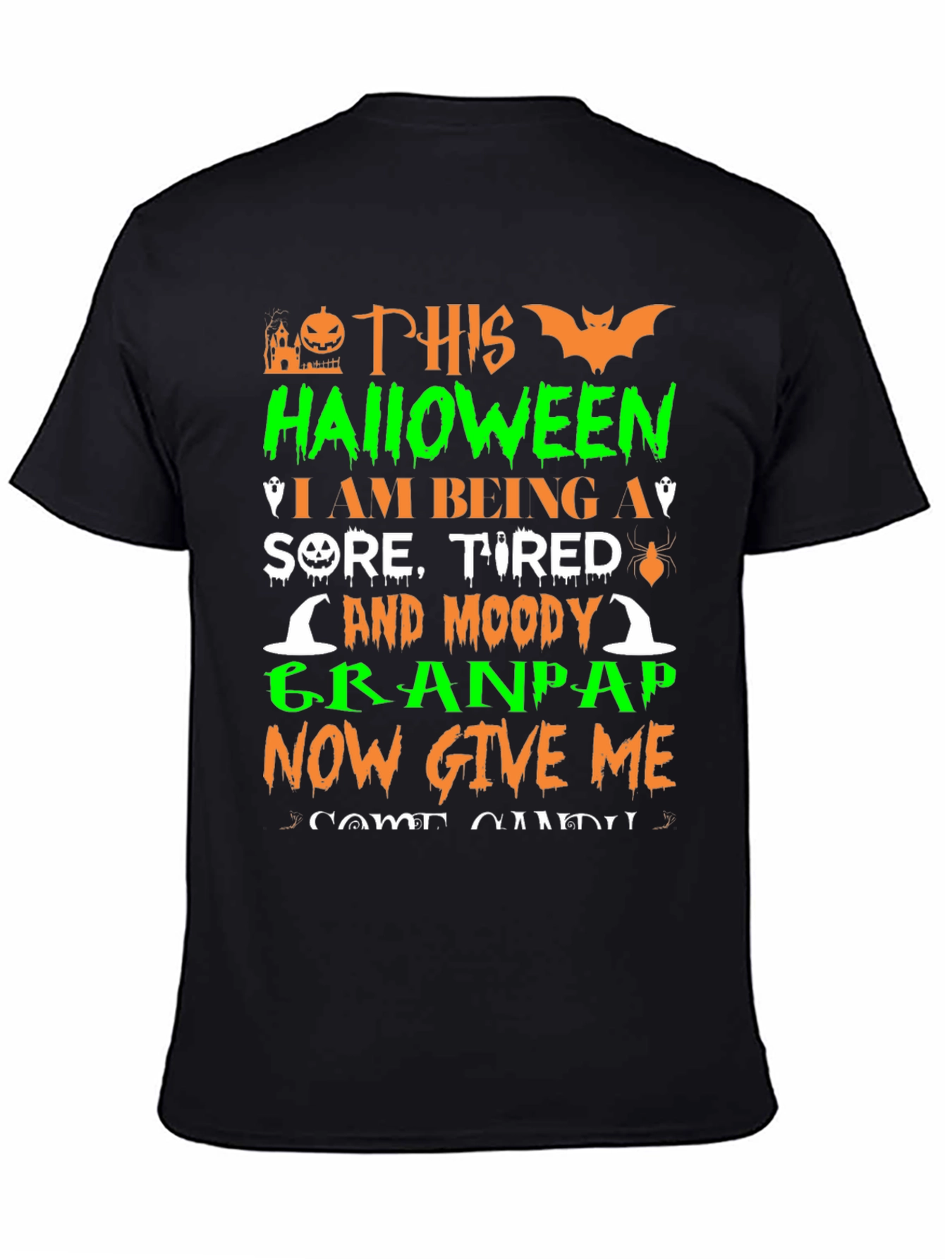 Funny Halloween Grandpap T-Shirt