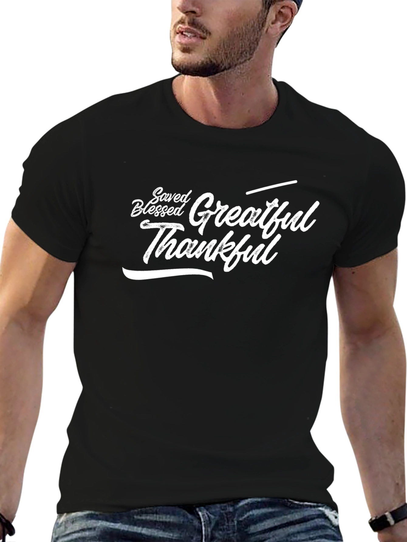 Saved Blessed Grateful Thankful T-Shirt