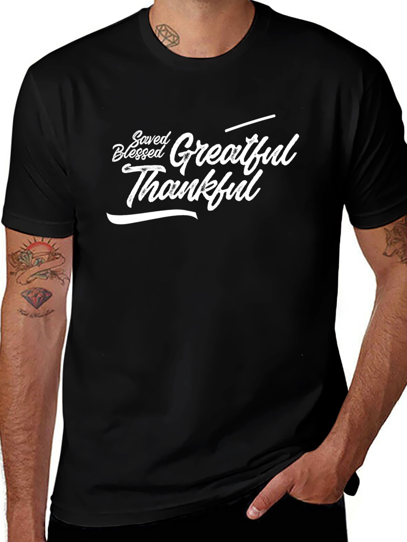 Saved Blessed Grateful Thankful T-Shirt