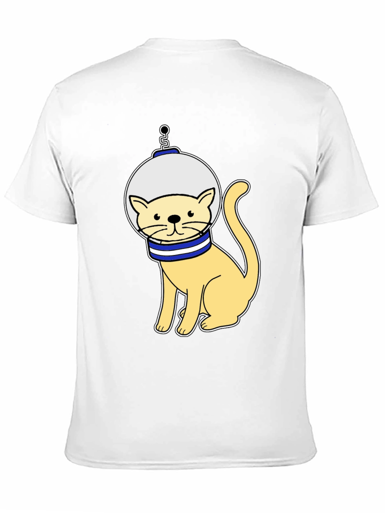 Astronaut Cat Graphic T-Shirt - Space Kitty Tee