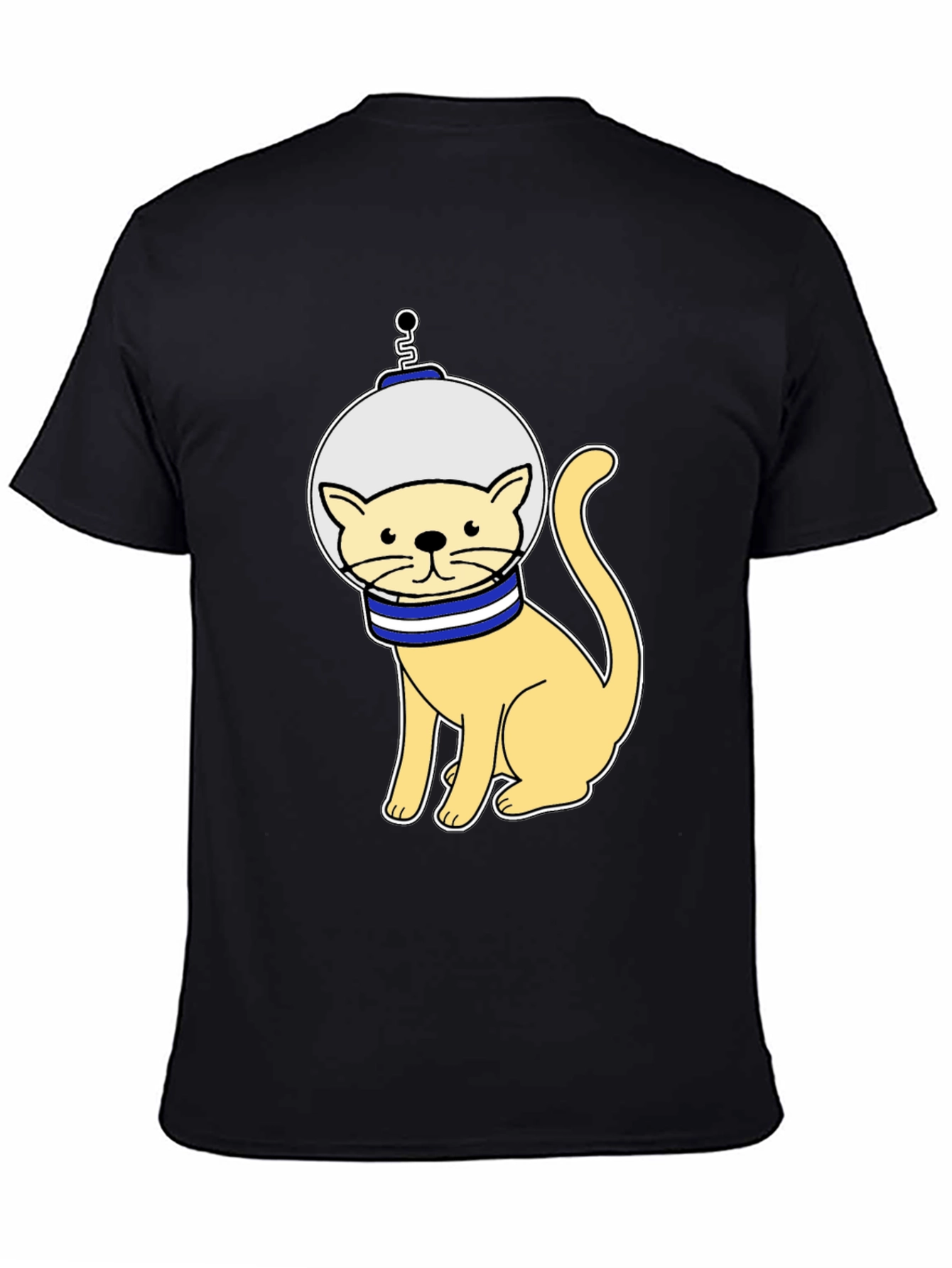 Astronaut Cat Graphic T-Shirt - Space Kitty Tee