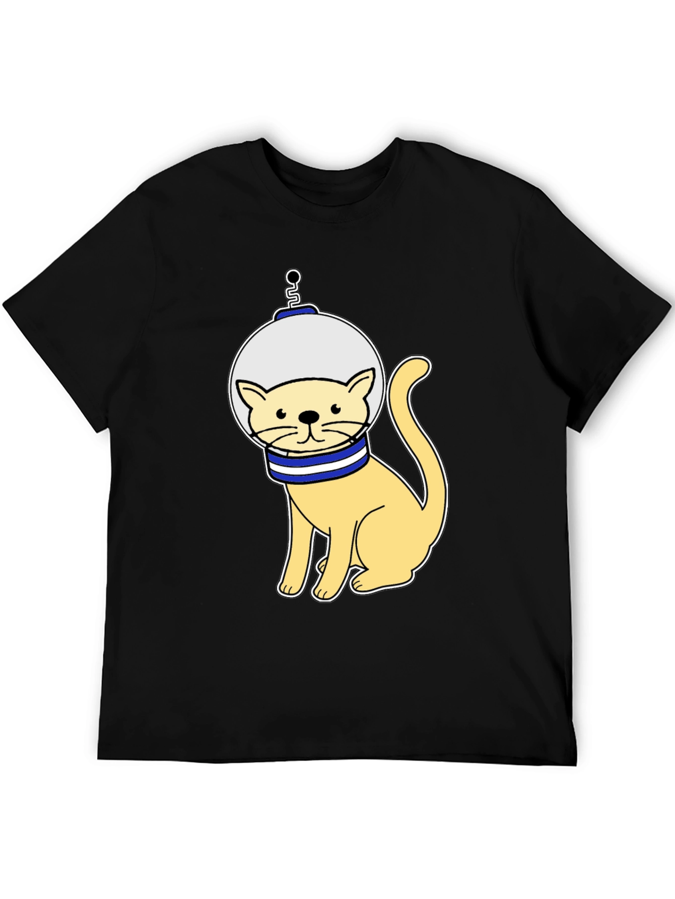 Astronaut Cat Graphic T-Shirt - Space Kitty Tee