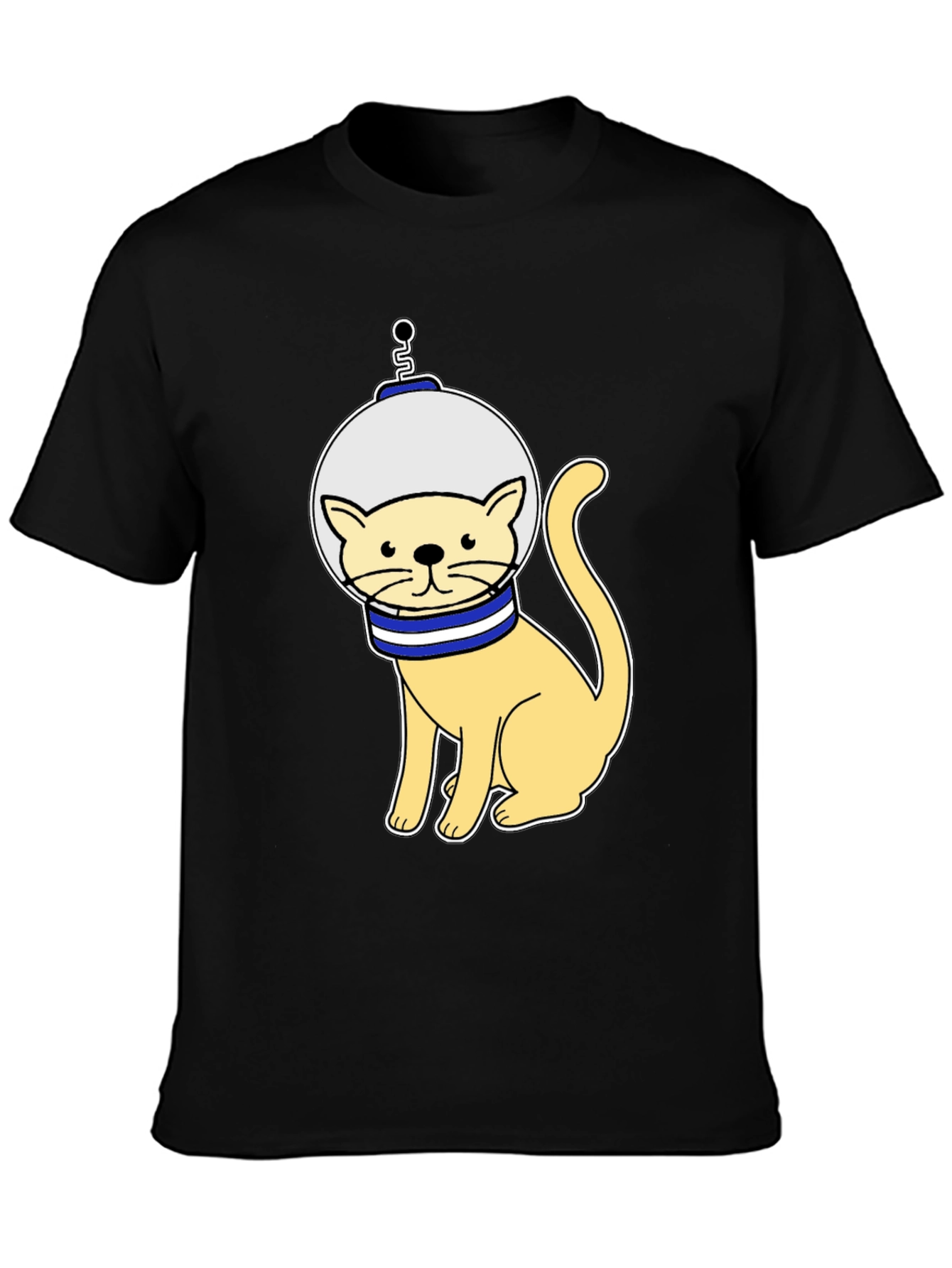 Astronaut Cat Graphic T-Shirt - Space Kitty Tee