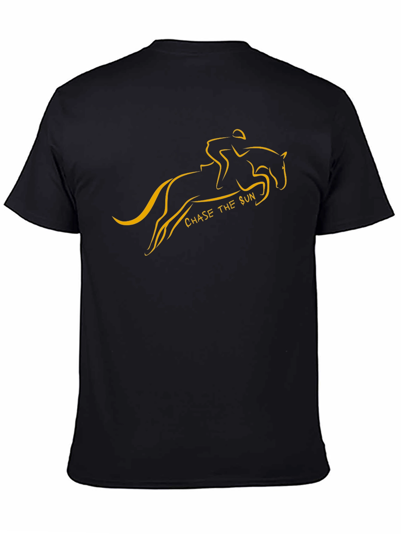 Chase The Sun Graphic Tee - Black