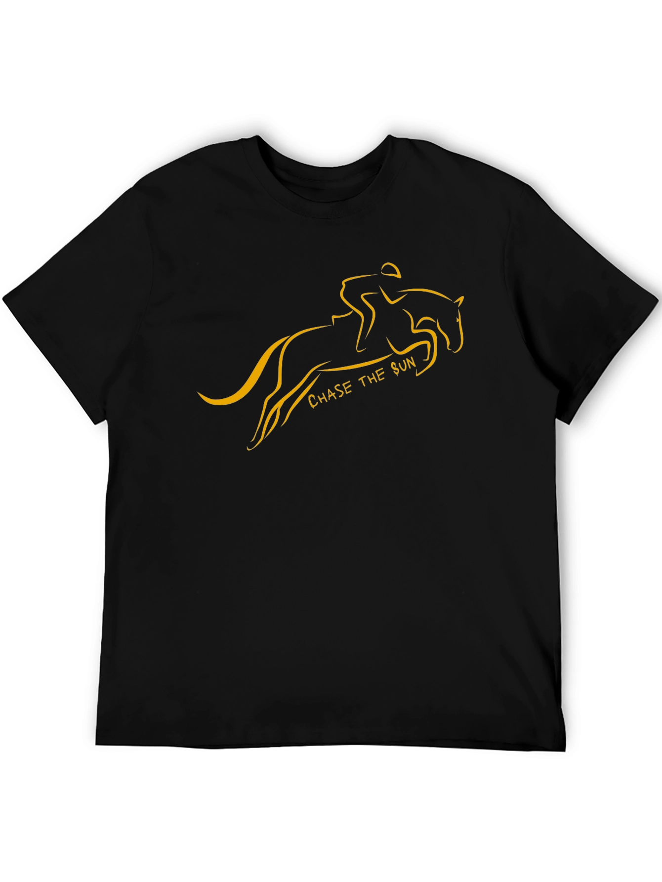 Chase The Sun Graphic Tee - Black