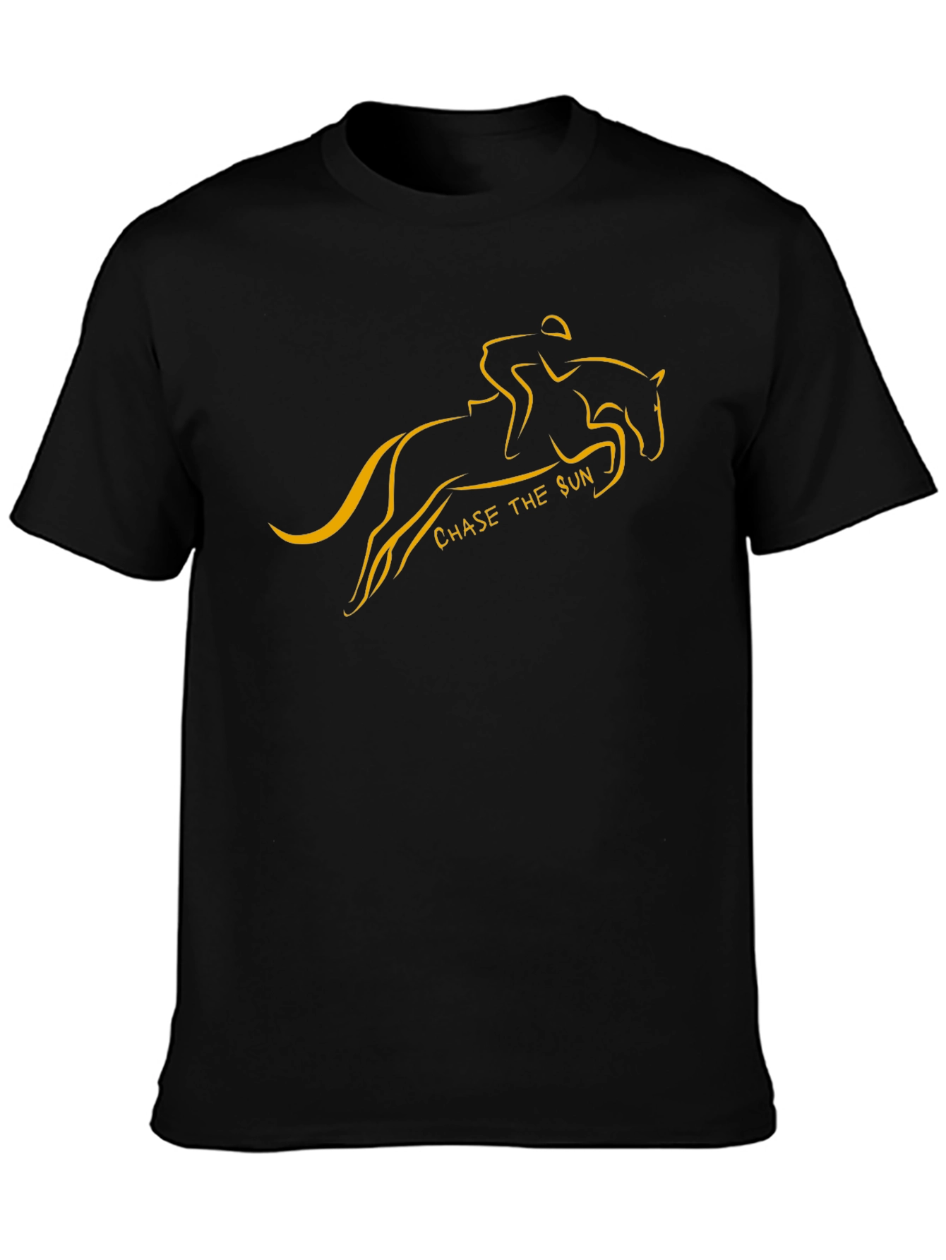 Chase The Sun Graphic Tee - Black