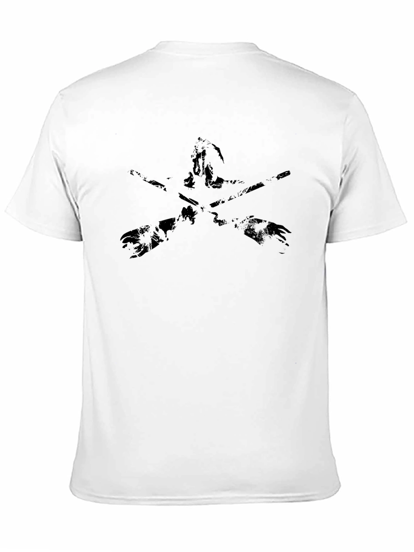 Edgy Black Graphic Tee - Shadow Duelist