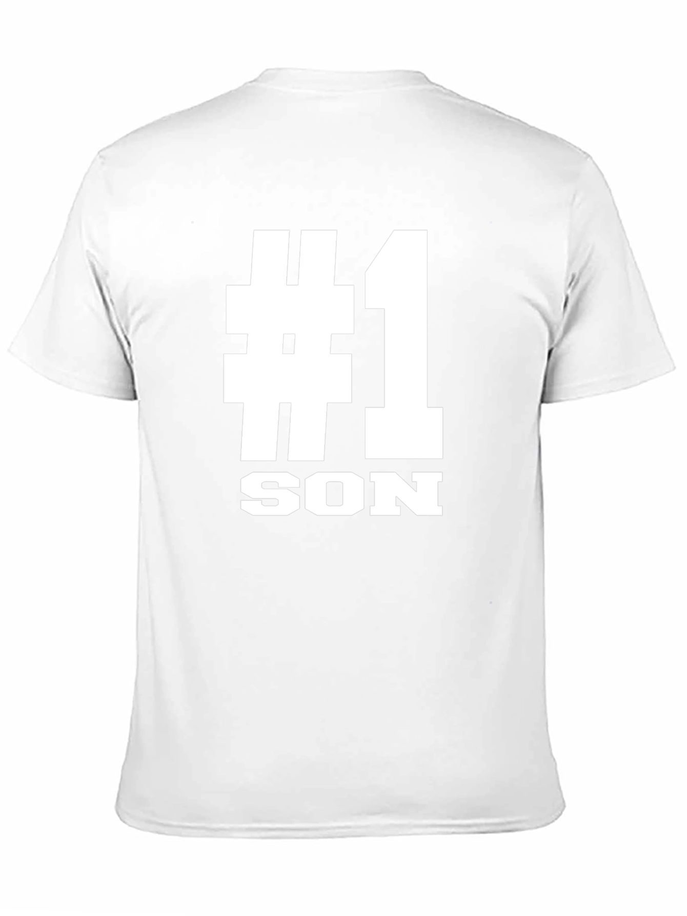 #1 Son - Mens Black Graphic T-Shirt