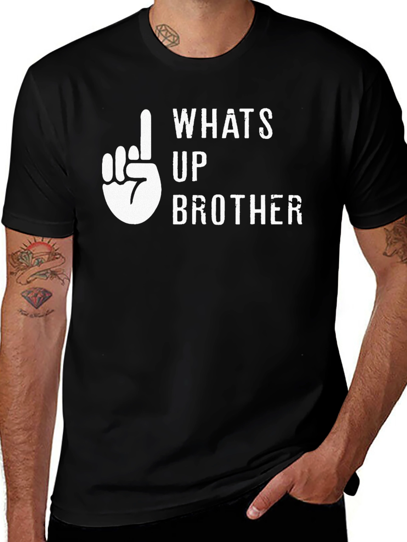 Whats Up Brother Graphic T-Shirt