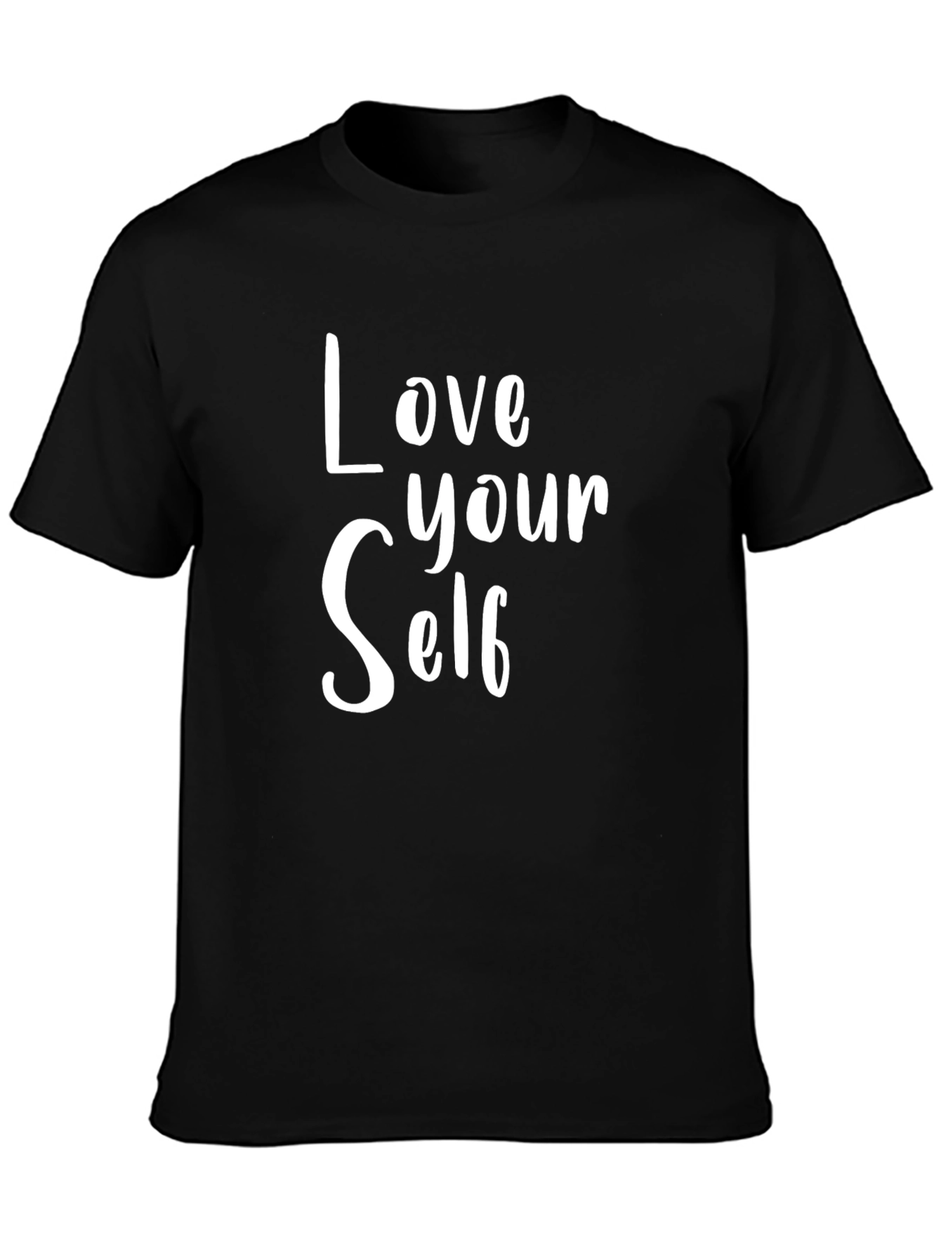Love Yourself Graphic Tee - Trendy Slogan T-Shirt