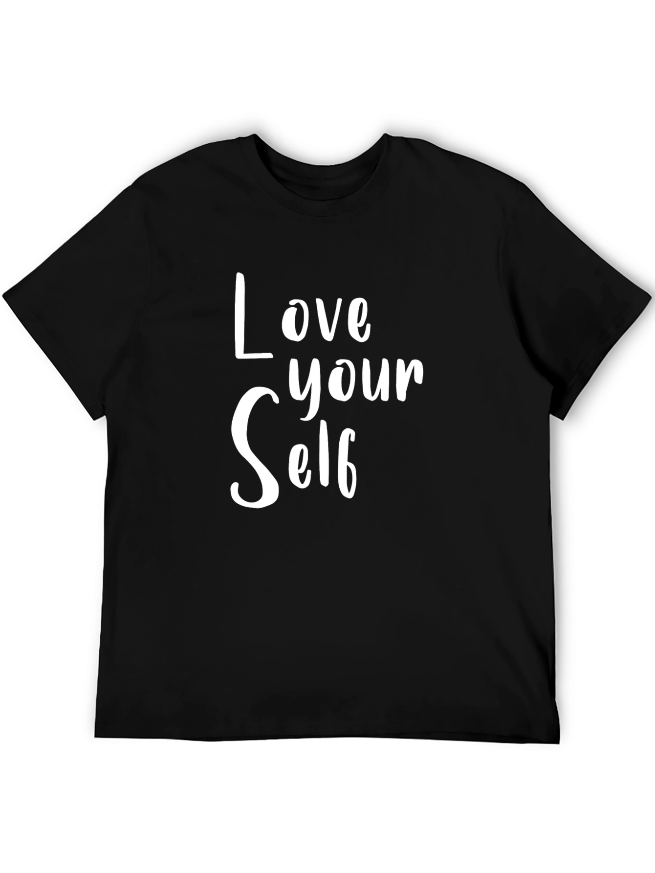 Love Yourself Graphic Tee - Trendy Slogan T-Shirt