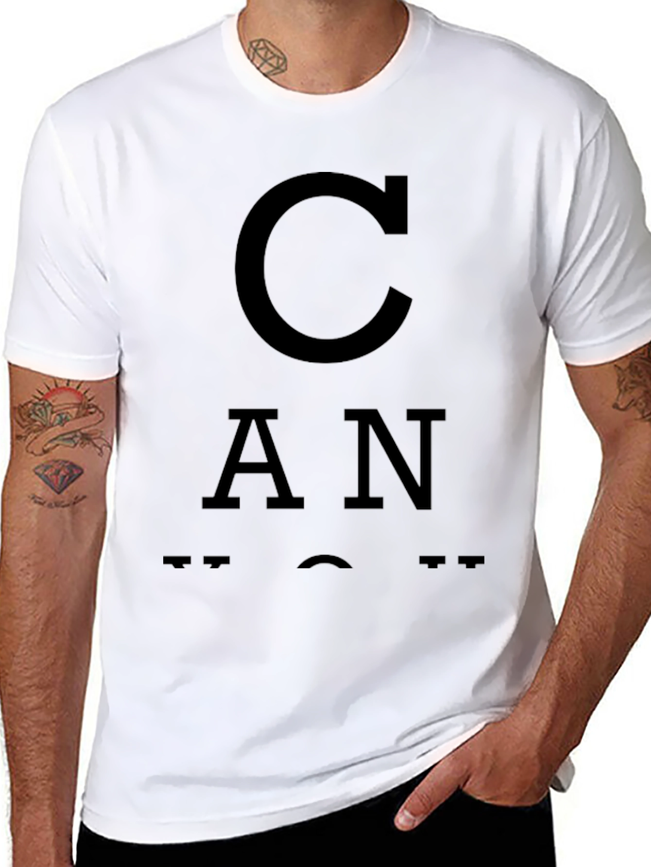 Novelty Eye Test T-Shirt