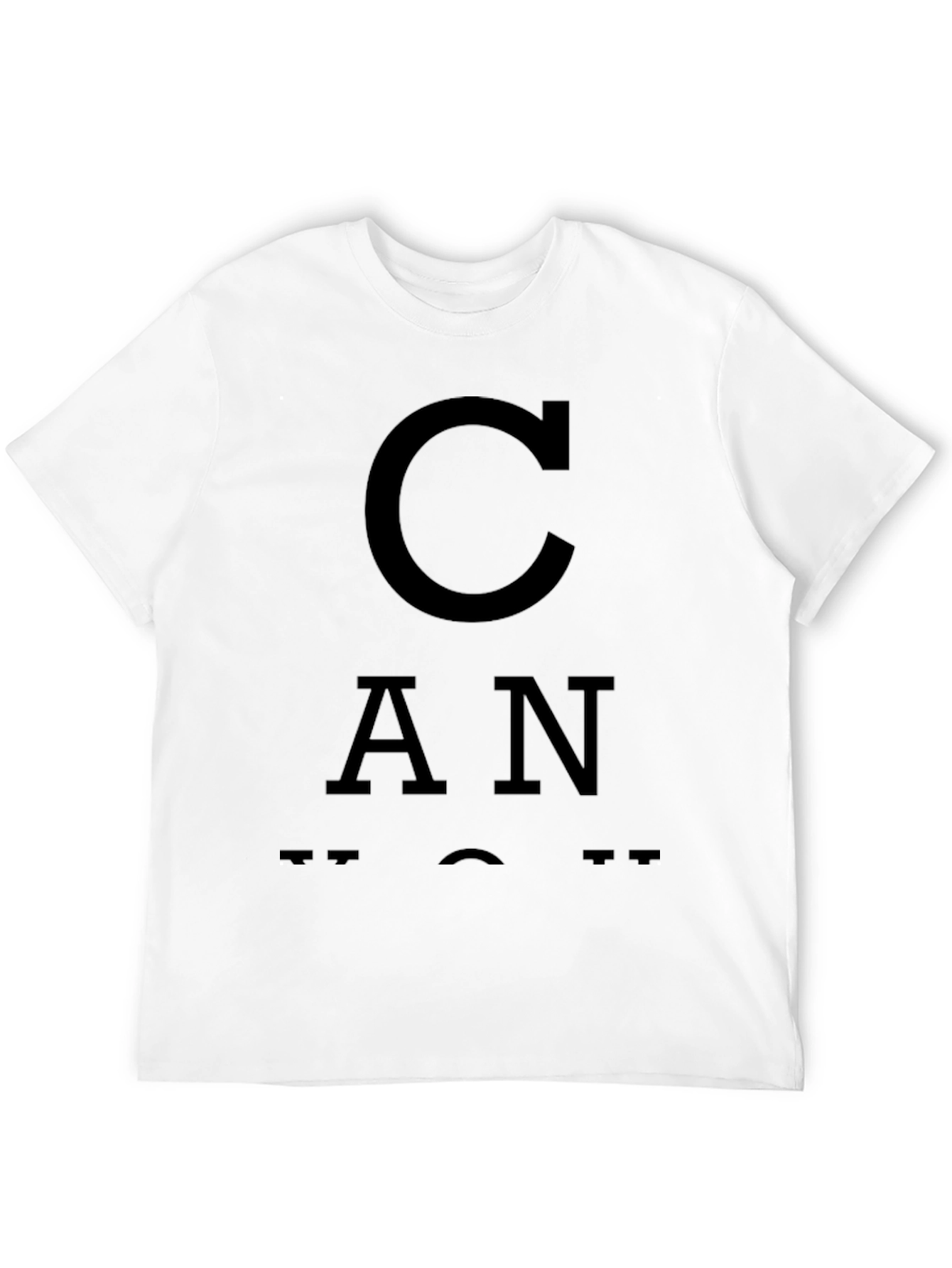 Novelty Eye Test T-Shirt