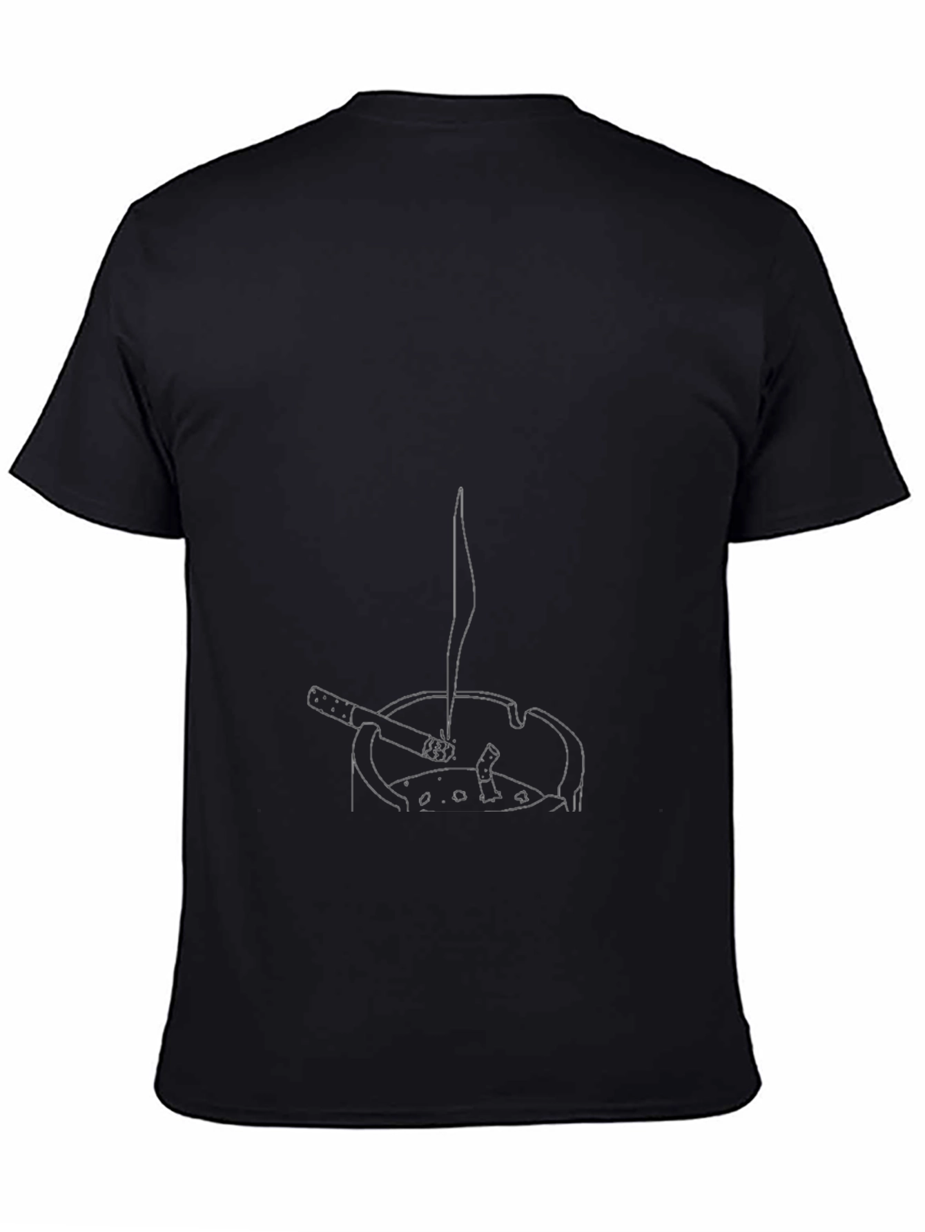 Ashtray Graphic T-Shirt - Smokers Fashion Tee