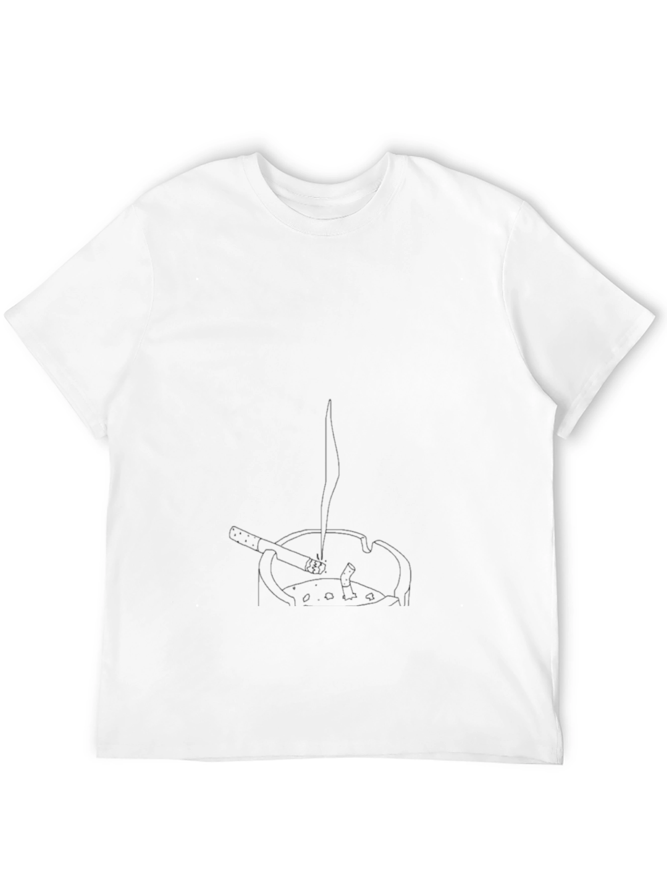 Ashtray Graphic T-Shirt - Smokers Fashion Tee