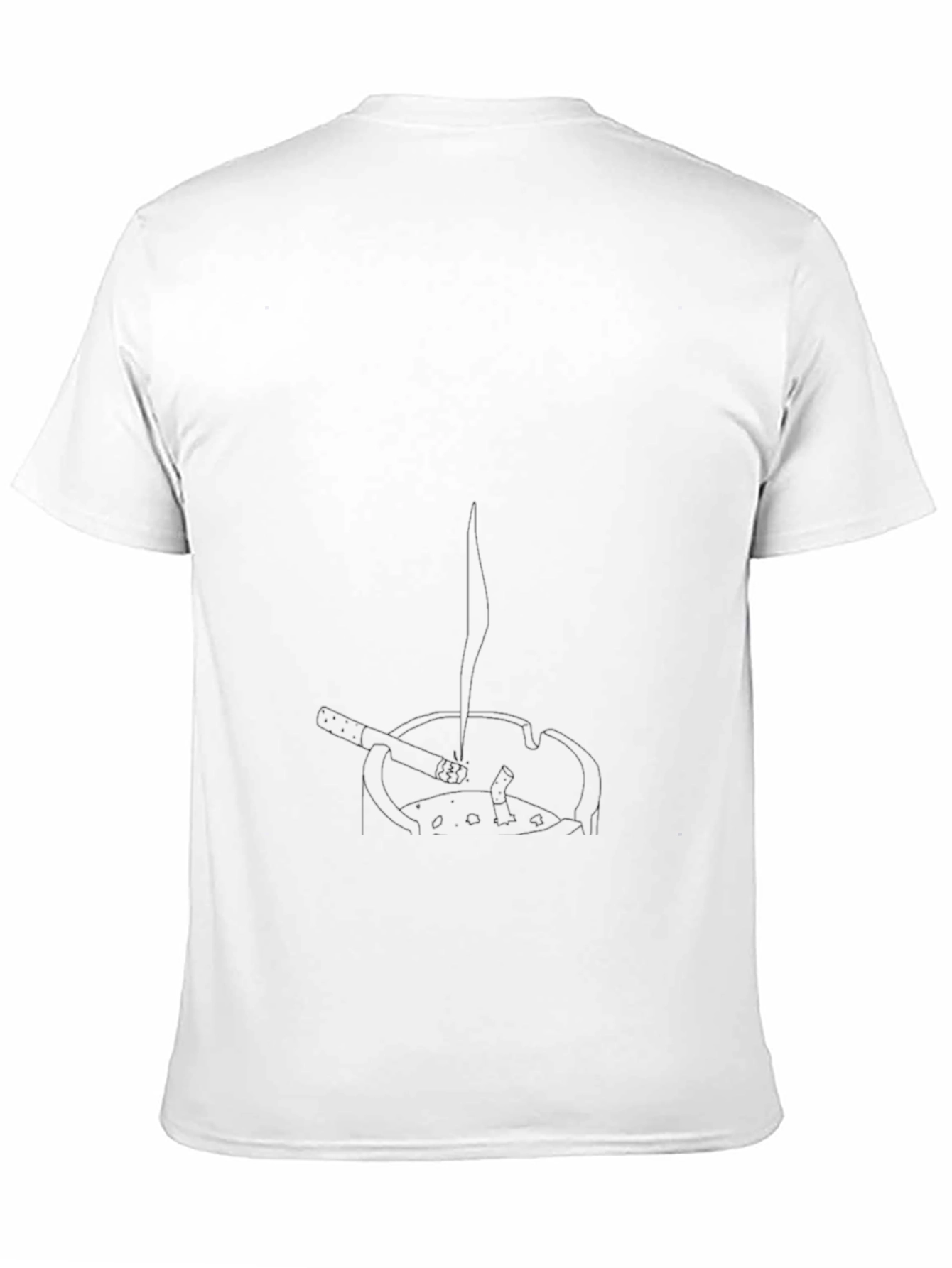 Ashtray Graphic T-Shirt - Smokers Fashion Tee