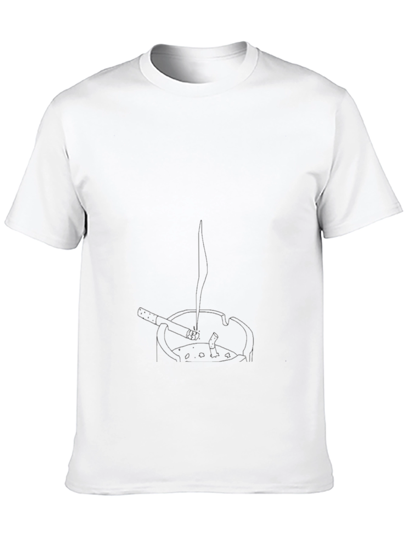 Ashtray Graphic T-Shirt - Smokers Fashion Tee