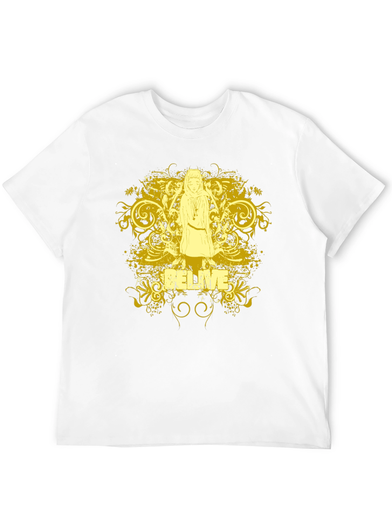 Believe Graphic T-Shirt - Black Cotton Tee