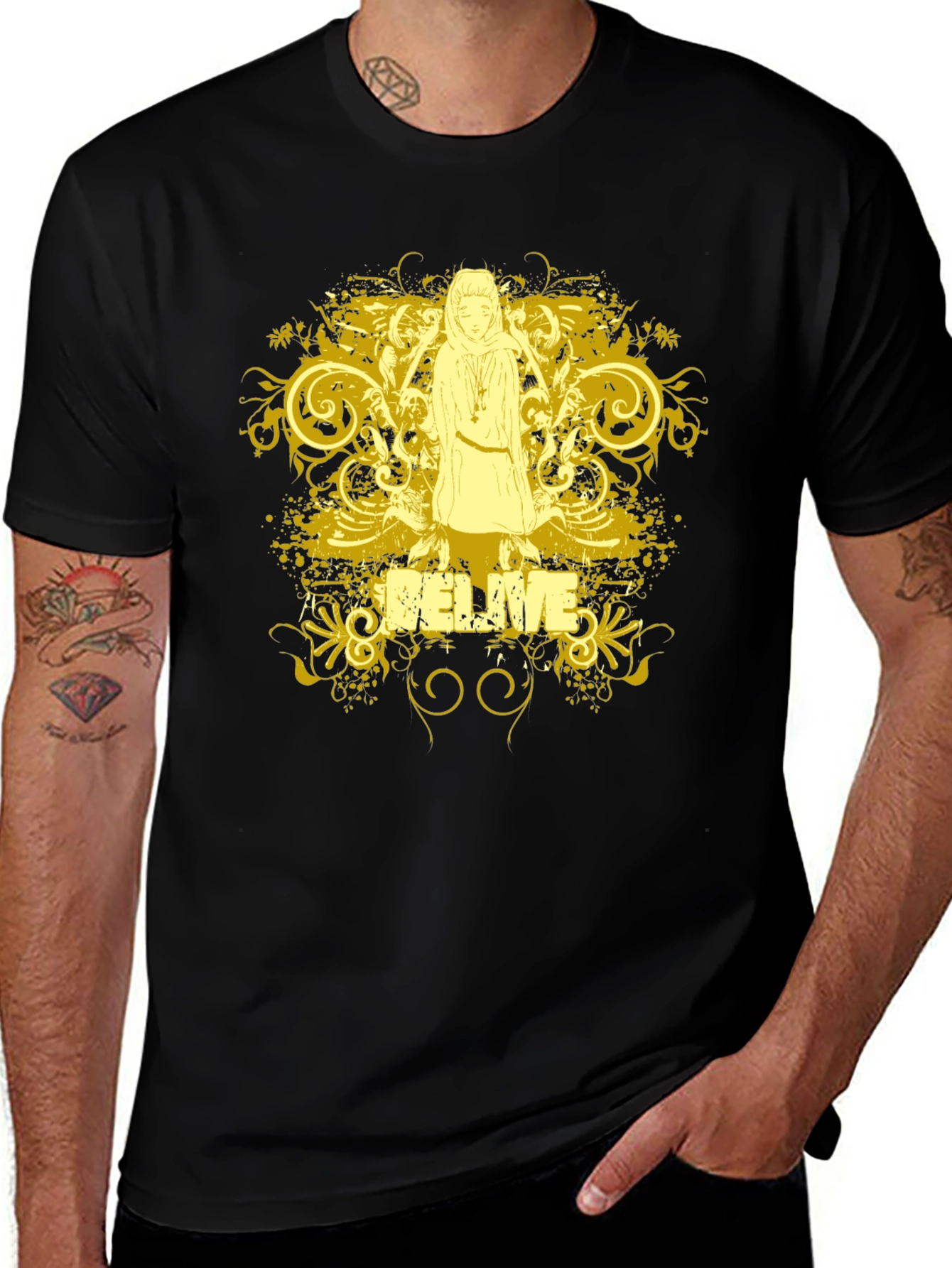 Believe Graphic T-Shirt - Black Cotton Tee